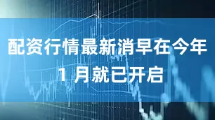 配资行情最新消早在今年 1 月就已开启